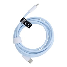 Kabel Typ C do Typ C PD QC3.0 3A 60W C263 2 m niebieski