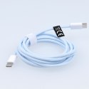 Kabel Typ C do Typ C PD QC3.0 3A 60W C263 2 m niebieski Kabel Typ C do Typ C PD QC3.0 3A 60W C263 2 m niebieski