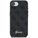 Guess Nakładka HC MagSafe 4G PU Script Logo do iPhone 16e Czarna Guess Nakładka HC MagSafe 4G PU Script Logo do iPhone 16e Czarna