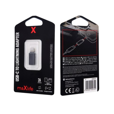 Maxlife adapter USB-C do Lightning Maxlife adapter USB-C do Lightning