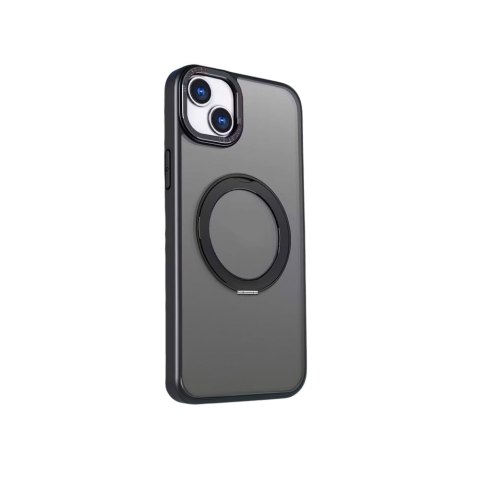 Nakładka Mag Ring Rotating do iPhone 16 Plus 6,7" czarna Nakładka Mag Ring Rotating do iPhone 16 Plus 6,7" czarna