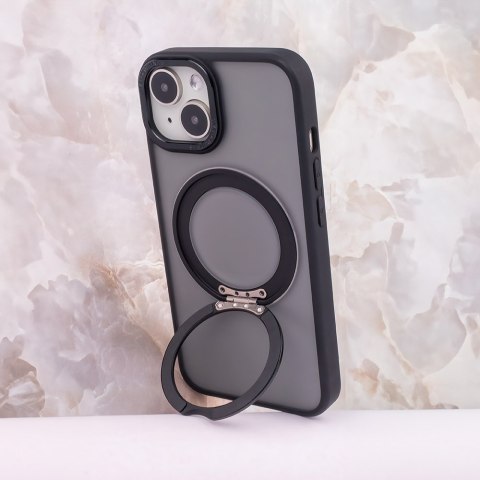 Nakładka Mag Ring Rotating do iPhone 16 Plus 6,7" czarna Nakładka Mag Ring Rotating do iPhone 16 Plus 6,7" czarna