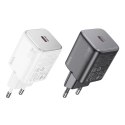 HOCO ładowarka sieciowa Typ C QC PD 20W N40 czarna HOCO ładowarka sieciowa Typ C QC PD 20W N40 czarna