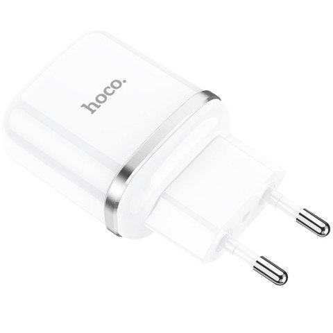 HOCO ładowarka sieciowa USB A QC3.0 3A 18W N3 biała HOCO ładowarka sieciowa USB A QC3.0 3A 18W N3 biała