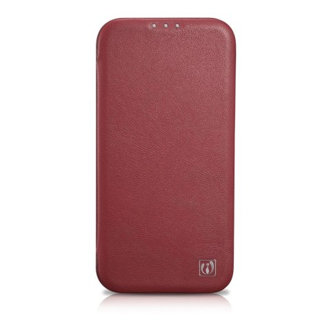 ICarer CE Premium Leather Folio Case skórzane etui iPhone 14 Pro z klapką magnetyczne MagSafe czerwony (WMI14220714-RD) ICarer CE Premium Leather Folio Case skórzane etui iPhone 14 Pro z klapką magnetyczne MagSafe czerwony (WMI14220714-RD)