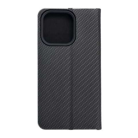 Kabura LUNA Book Carbon do IPHONE 14 Pro czarny Kabura LUNA Book Carbon do IPHONE 14 Pro czarny