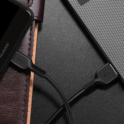 Kabel USB A do USB C Hoco 1 m X13 czarny Kabel USB A do USB C Hoco 1 m X13 czarny