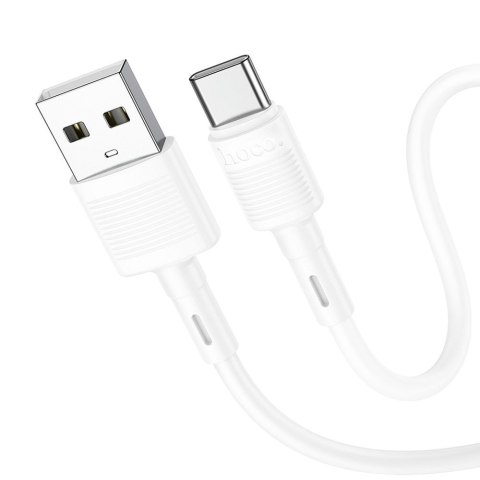Kabel USB A do USB C Hoco 3A 1 m X83 biały Kabel USB A do USB C Hoco 3A 1 m X83 biały