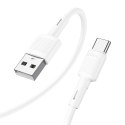 Kabel USB A do USB C Hoco 3A 1 m X83 biały Kabel USB A do USB C Hoco 3A 1 m X83 biały