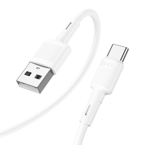 Kabel USB A do USB C Hoco 3A 1 m X83 biały Kabel USB A do USB C Hoco 3A 1 m X83 biały