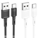 Kabel USB A do USB C Hoco 3A 1 m X83 biały Kabel USB A do USB C Hoco 3A 1 m X83 biały