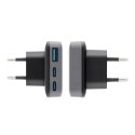 Ładowarka sieciowa do telefonu Forcell F-Energy Ultra slim GaN III 2 x USB C + USB A QC4.0 PD 4A 65W VT-47 szara #1 Ładowarka sieciowa do telefonu Forcell F-Energy Ultra slim GaN III 2 x USB C + USB A QC4.0 PD 4A 65W VT-47 szara #1
