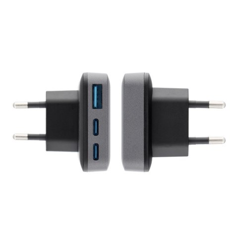 Ładowarka sieciowa do telefonu Forcell F-Energy Ultra slim GaN III 2 x USB C + USB A QC4.0 PD 4A 65W VT-47 szara #1 Ładowarka sieciowa do telefonu Forcell F-Energy Ultra slim GaN III 2 x USB C + USB A QC4.0 PD 4A 65W VT-47 szara #1