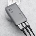 Ładowarka sieciowa do telefonu Forcell F-Energy Ultra slim GaN III 2 x USB C + USB A QC4.0 PD 4A 65W VT-47 szara #1 Ładowarka sieciowa do telefonu Forcell F-Energy Ultra slim GaN III 2 x USB C + USB A QC4.0 PD 4A 65W VT-47 szara #1
