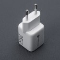 Ładowarka sieciowa do telefonu Forcell F-Energy Mini GaN III USB C + USB A QC4.0 PD 25W VT-25B biała #1 Ładowarka sieciowa do telefonu Forcell F-Energy Mini GaN III USB C + USB A QC4.0 PD 25W VT-25B biała #1
