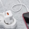 Ładowarka sieciowa do telefonu Forcell F-Energy Mini GaN III USB C + USB A QC4.0 PD 20W VT-35A biała #1 Ładowarka sieciowa do telefonu Forcell F-Energy Mini GaN III USB C + USB A QC4.0 PD 20W VT-35A biała #1