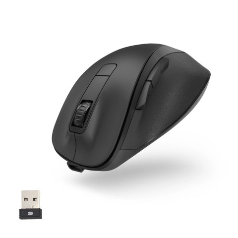 Mysz bezprzewodowa Hama MW-500 V2 z akumulatorem - czarna Mysz bezprzewodowa Hama MW-500 V2 z akumulatorem - czarna