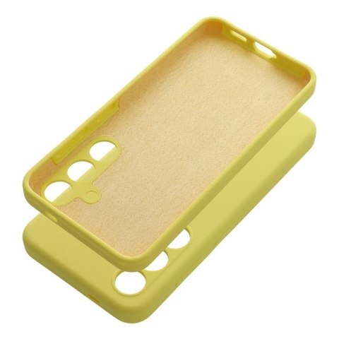 Futerał SILICONE 2mm do HONOR 200 SMART żółty Futerał SILICONE 2mm do HONOR 200 SMART żółty