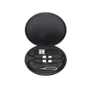 XO ładowarka bezprzewodowa indukcyjna CX031 czarna 15W z kablem USB-C - USB-C i zestawem adapterów XO ładowarka bezprzewodowa indukcyjna CX031 czarna 15W z kablem USB-C - USB-C i zestawem adapterów