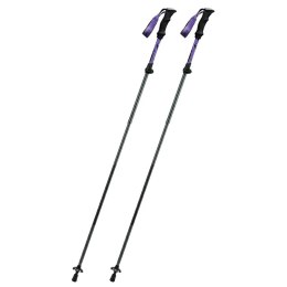 Kijki trekkingowe Qunature nordic walking aluminiowe 110 - 130 cm - fioletowe