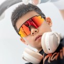 Okulary rowerowe Rockbros dla dzieci, polaryzacyjne, z ochroną UV dziecięce - białe Okulary rowerowe Rockbros dla dzieci, polaryzacyjne, z ochroną UV dziecięce - białe