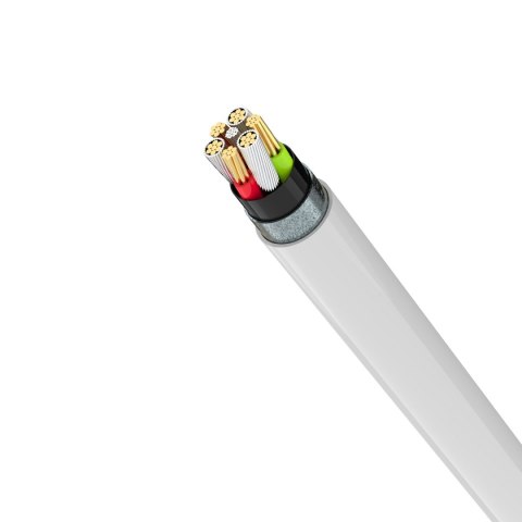 Devia kabel Smart EC042 PD USB-C - USB-C 1,0 m 60W 3A biały Devia kabel Smart EC042 PD USB-C - USB-C 1,0 m 60W 3A biały