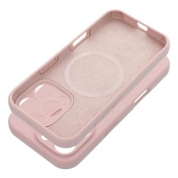 Futerał SILICONE 2mm do IPHONE 16 Plus kompatybilny z MagSafe pudrowy róż