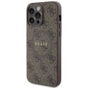 Guess nakładka do iPhone 13 Pro Max 6,7" GUHMP13XG4GFRW brązowa HC MAGSAFE PU 4G RING CLASSIC LOGO Guess nakładka do iPhone 13 Pro Max 6,7" GUHMP13XG4GFRW brązowa HC MAGSAFE PU 4G RING CLASSIC LOGO