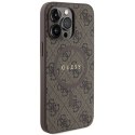 Guess nakładka do iPhone 13 Pro Max 6,7" GUHMP13XG4GFRW brązowa HC MAGSAFE PU 4G RING CLASSIC LOGO Guess nakładka do iPhone 13 Pro Max 6,7" GUHMP13XG4GFRW brązowa HC MAGSAFE PU 4G RING CLASSIC LOGO