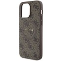 Guess nakładka do iPhone 13 Pro Max 6,7" GUHMP13XG4GFRW brązowa HC MAGSAFE PU 4G RING CLASSIC LOGO Guess nakładka do iPhone 13 Pro Max 6,7" GUHMP13XG4GFRW brązowa HC MAGSAFE PU 4G RING CLASSIC LOGO