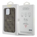 Guess nakładka do iPhone 13 Pro Max 6,7" GUHMP13XG4GFRW brązowa HC MAGSAFE PU 4G RING CLASSIC LOGO Guess nakładka do iPhone 13 Pro Max 6,7" GUHMP13XG4GFRW brązowa HC MAGSAFE PU 4G RING CLASSIC LOGO