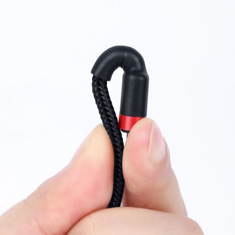 BASEUS kabel Typ C do Typ C 3A 1 metr czerwono-czarny CATKLF-G91 BASEUS kabel Typ C do Typ C 3A 1 metr czerwono-czarny CATKLF-G91