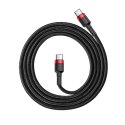 BASEUS kabel Typ C do Typ C 3A 1 metr czerwono-czarny CATKLF-G91 BASEUS kabel Typ C do Typ C 3A 1 metr czerwono-czarny CATKLF-G91