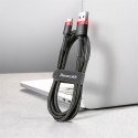 BASEUS kabel USB Cafule do Typ C 3A CATKLF-A91 0,5 metra czerwono-czarny BASEUS kabel USB Cafule do Typ C 3A CATKLF-A91 0,5 metra czerwono-czarny