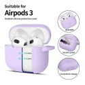Etui Tech-Protect Silicone Hook na Apple AirPods 3 - fioletowe Etui Tech-Protect Silicone Hook na Apple AirPods 3 - fioletowe