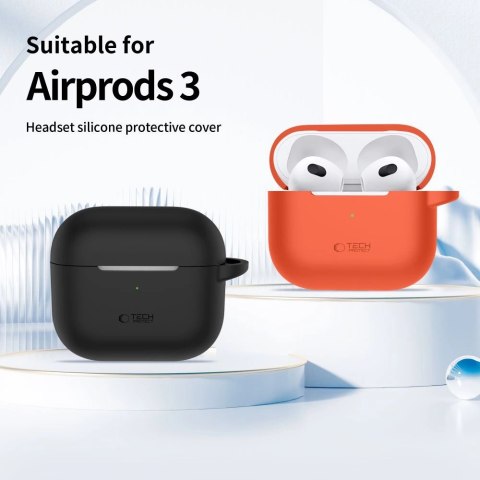 Etui Tech-Protect Silicone Hook na Apple AirPods 3 - fioletowe Etui Tech-Protect Silicone Hook na Apple AirPods 3 - fioletowe