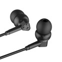 XO słuchawki przewodowe EP33 jack 3,5mm dokanałowe czarne XO słuchawki przewodowe EP33 jack 3,5mm dokanałowe czarne