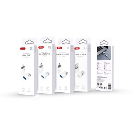 XO adapter NB256A OTG USB - Lightning biały XO adapter NB256A OTG USB - Lightning biały