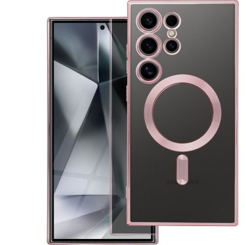 Futerał ELECTRO MAG COVER kompatybilny z MagSafe do SAMSUNG S25 Edge złoty róż Futerał ELECTRO MAG COVER kompatybilny z MagSafe do SAMSUNG S25 Edge złoty róż