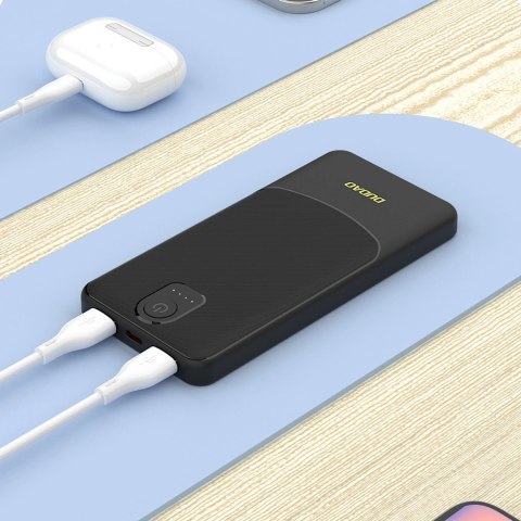 Powerbank Dudao K10 10000mAh 2.4A 2 x USB-A - biały Powerbank Dudao K10 10000mAh 2.4A 2 x USB-A - biały