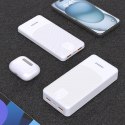Powerbank Dudao K10 10000mAh 2.4A 2 x USB-A - biały