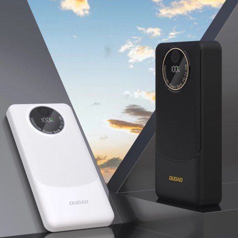 Powerbank Dudao K12 10000mAh PD22.5W USB-A, USB-C - czarny Powerbank Dudao K12 10000mAh PD22.5W USB-A, USB-C - czarny