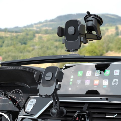 Uchwyt na smartfona Dudao F2N na kratkę nawiewu 360° - czarny Uchwyt na smartfona Dudao F2N na kratkę nawiewu 360° - czarny