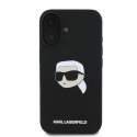 Karl Lagerfeld nakładka do iPhone 16 6,1" KLHMP16SSKHPPLK czarna hardcase Silicone KL Head Print MagSafe Karl Lagerfeld nakładka do iPhone 16 6,1" KLHMP16SSKHPPLK czarna hardcase Silicone KL Head Print MagSafe
