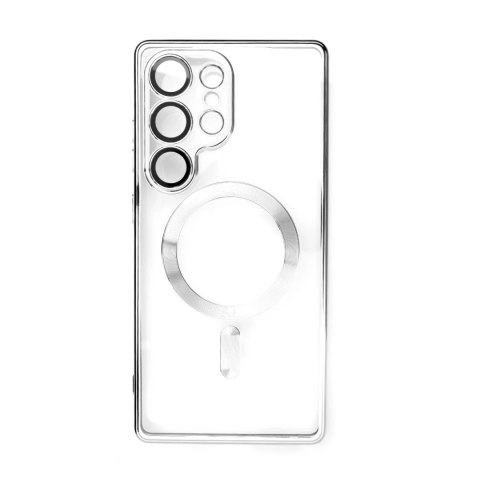 Etui Electroplated Case z MagSafe galwanizowane na iPhone 16e - srebrne Etui Electroplated Case z MagSafe galwanizowane na iPhone 16e - srebrne