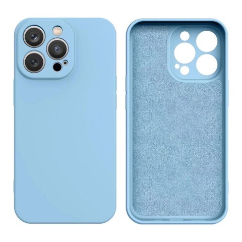 Etui Silicone Case na iPhone 16e - niebieskie Etui Silicone Case na iPhone 16e - niebieskie