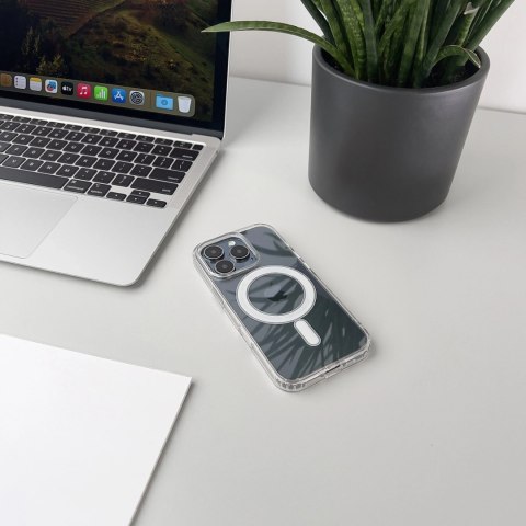 Etui Ultra Clear Case z MagSafe na Samsung Galaxy S25 Edge - przezroczyste Etui Ultra Clear Case z MagSafe na Samsung Galaxy S25 Edge - przezroczyste