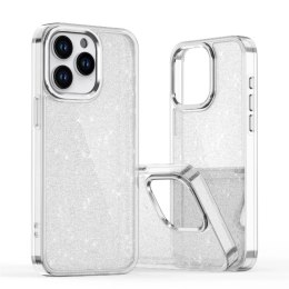 Etui brokatowe Glitter Case na Samsung Galaxy A56 5G - przezroczyste