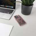 Etui brokatowe Glitter Case z MagSafe na Samsung Galaxy A26 5G - różowe