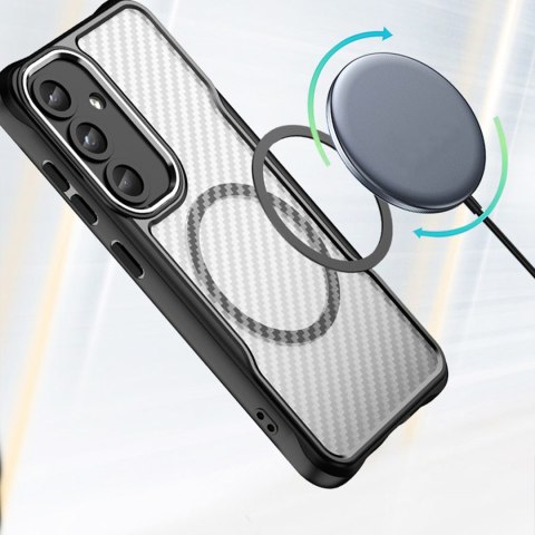 Nakładka Defender Carbon Mag do Samsung Galaxy S24 czarna Nakładka Defender Carbon Mag do Samsung Galaxy S24 czarna